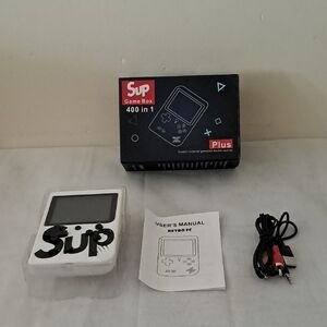 Retro Handheld Game Console - White